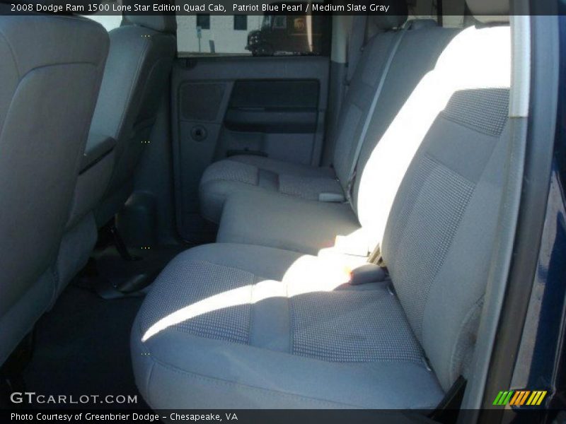 Patriot Blue Pearl / Medium Slate Gray 2008 Dodge Ram 1500 Lone Star Edition Quad Cab