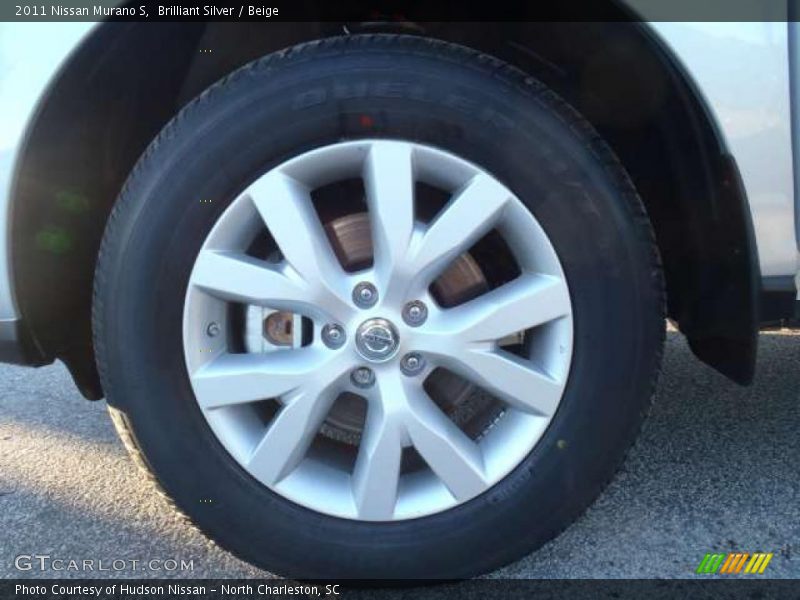 Brilliant Silver / Beige 2011 Nissan Murano S