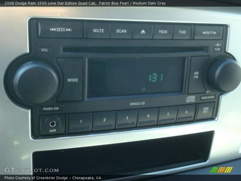 Patriot Blue Pearl / Medium Slate Gray 2008 Dodge Ram 1500 Lone Star Edition Quad Cab