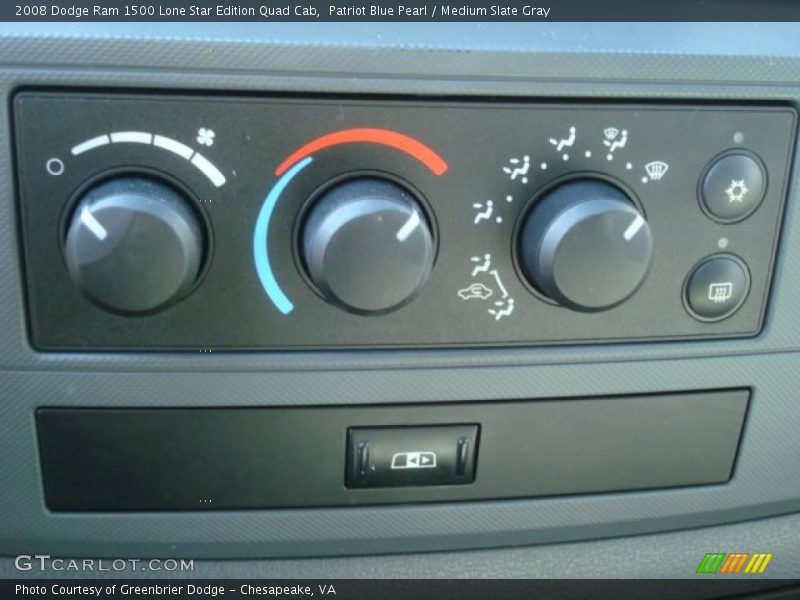 Patriot Blue Pearl / Medium Slate Gray 2008 Dodge Ram 1500 Lone Star Edition Quad Cab