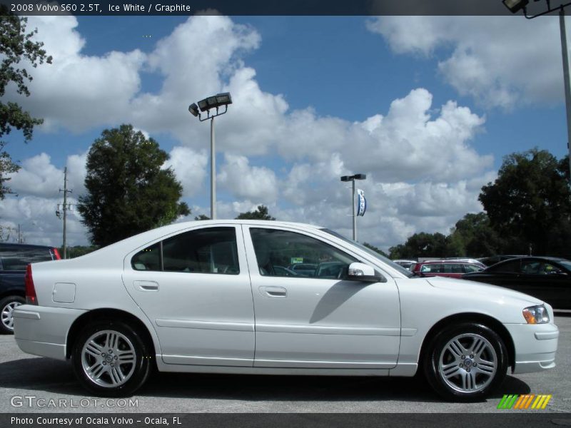 Ice White / Graphite 2008 Volvo S60 2.5T
