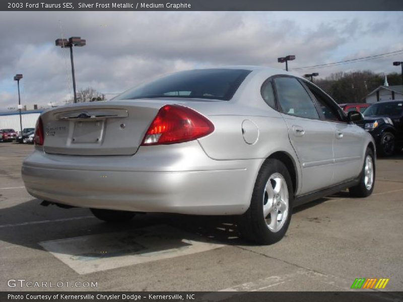 Silver Frost Metallic / Medium Graphite 2003 Ford Taurus SES