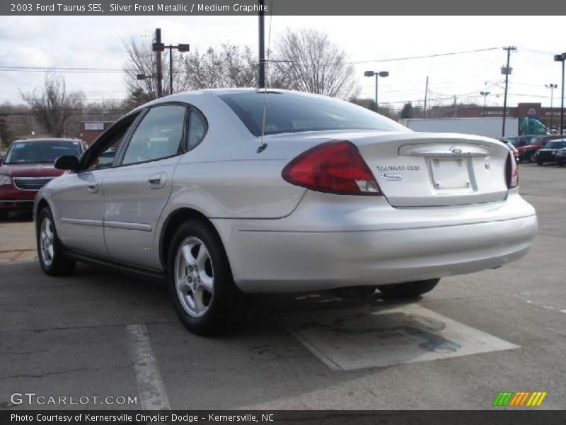 Silver Frost Metallic / Medium Graphite 2003 Ford Taurus SES