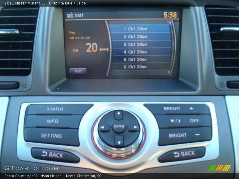 Graphite Blue / Beige 2011 Nissan Murano SL