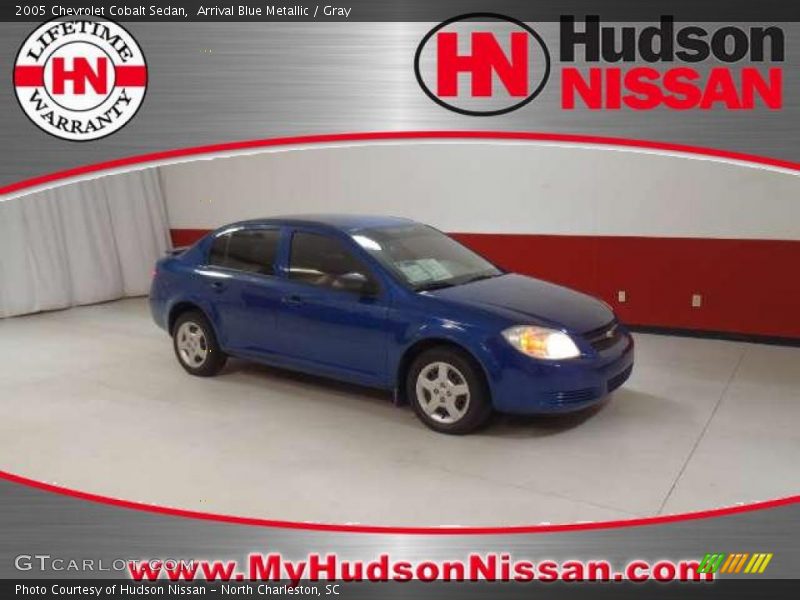 Arrival Blue Metallic / Gray 2005 Chevrolet Cobalt Sedan