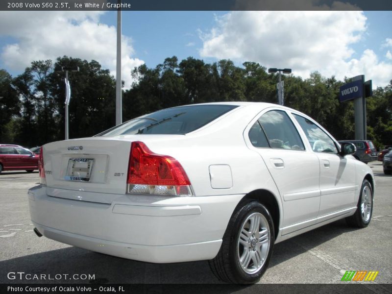 Ice White / Graphite 2008 Volvo S60 2.5T