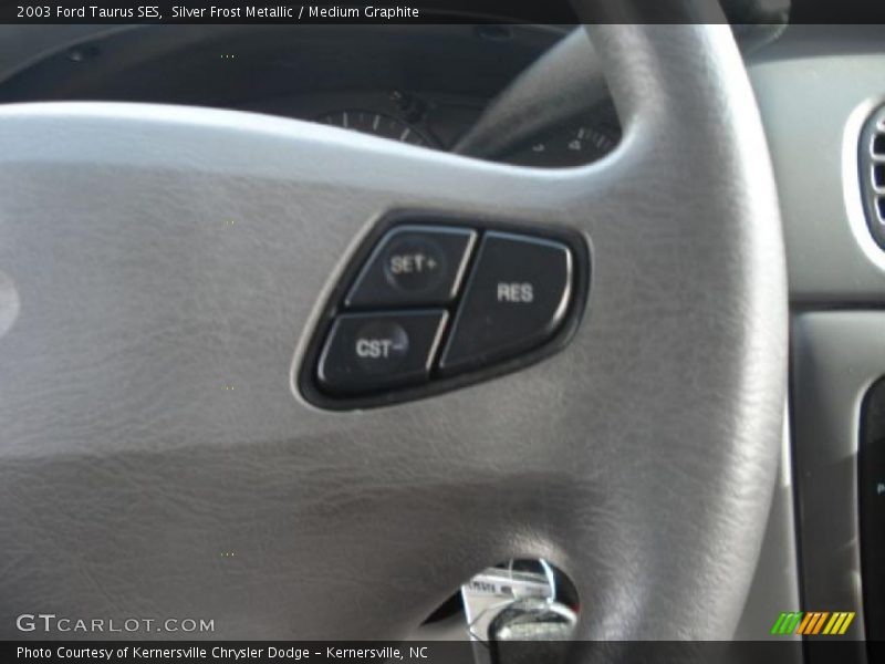 Silver Frost Metallic / Medium Graphite 2003 Ford Taurus SES