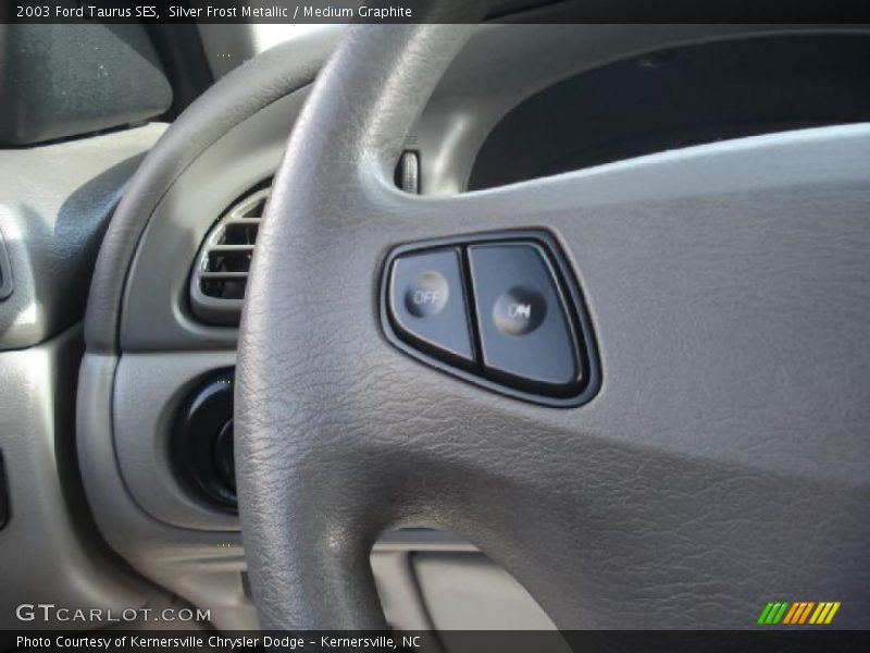 Silver Frost Metallic / Medium Graphite 2003 Ford Taurus SES
