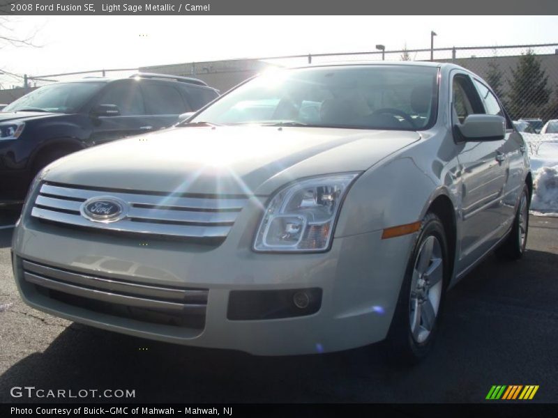 Light Sage Metallic / Camel 2008 Ford Fusion SE