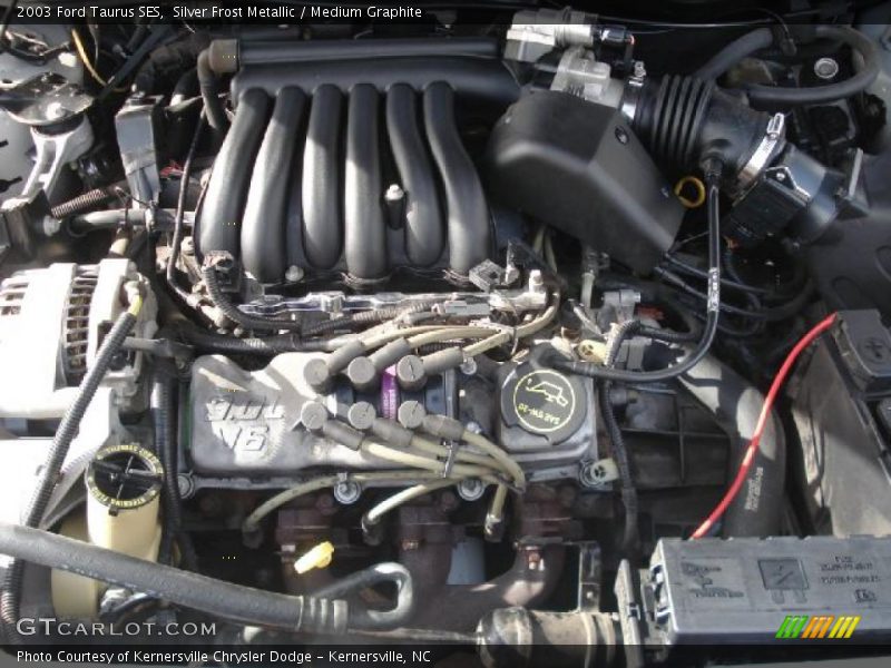 Silver Frost Metallic / Medium Graphite 2003 Ford Taurus SES