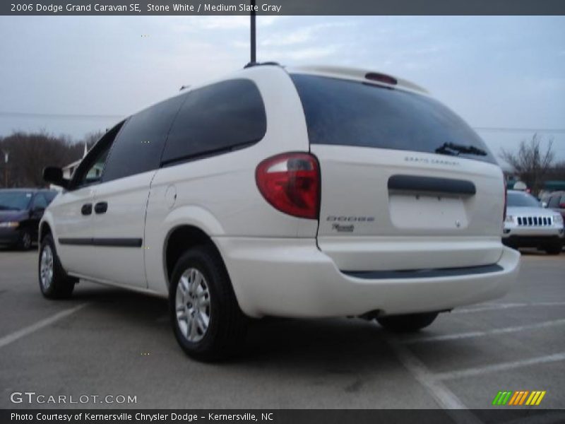 Stone White / Medium Slate Gray 2006 Dodge Grand Caravan SE