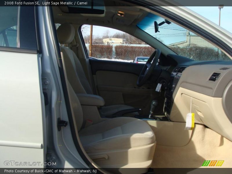 Light Sage Metallic / Camel 2008 Ford Fusion SE