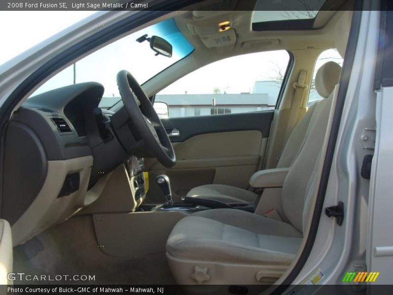 Light Sage Metallic / Camel 2008 Ford Fusion SE