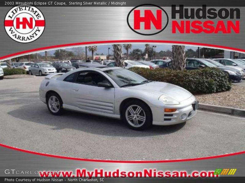 Sterling Silver Metallic / Midnight 2003 Mitsubishi Eclipse GT Coupe
