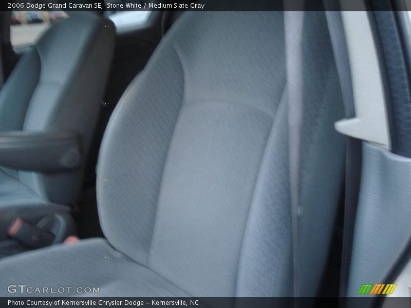 Stone White / Medium Slate Gray 2006 Dodge Grand Caravan SE