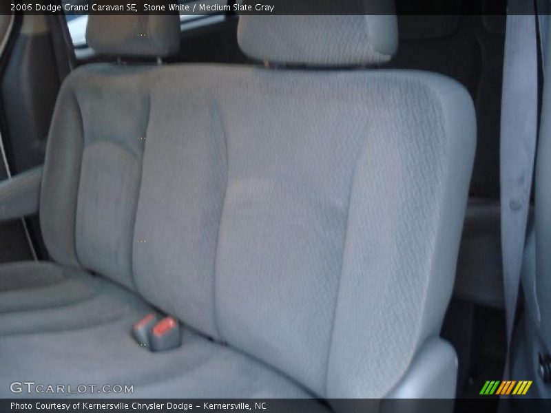 Stone White / Medium Slate Gray 2006 Dodge Grand Caravan SE