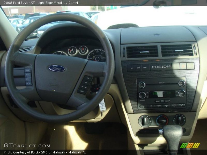 Light Sage Metallic / Camel 2008 Ford Fusion SE