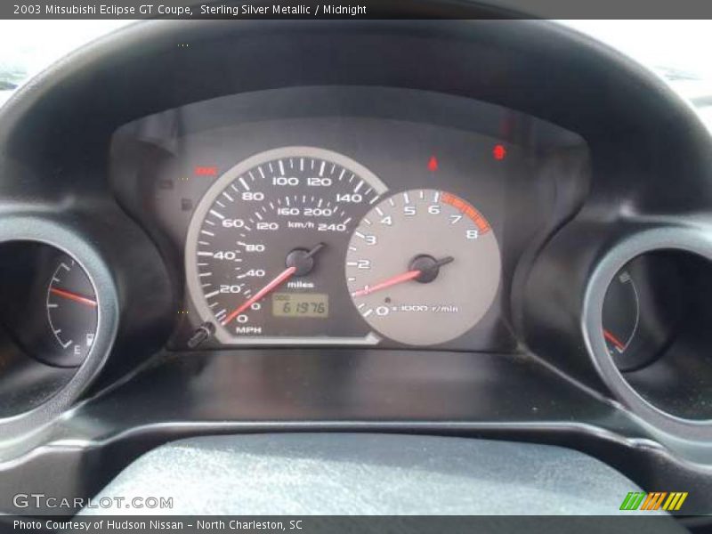 Sterling Silver Metallic / Midnight 2003 Mitsubishi Eclipse GT Coupe