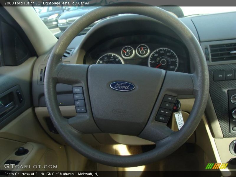 Light Sage Metallic / Camel 2008 Ford Fusion SE