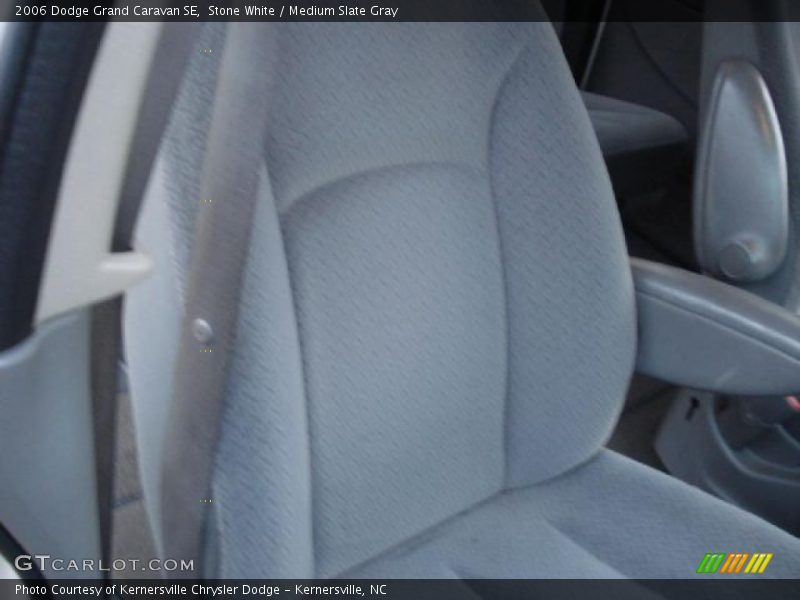 Stone White / Medium Slate Gray 2006 Dodge Grand Caravan SE