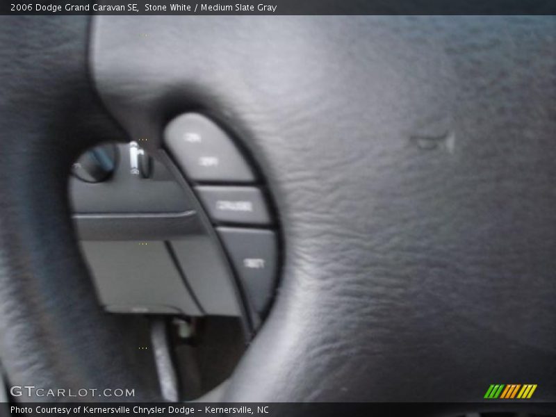 Stone White / Medium Slate Gray 2006 Dodge Grand Caravan SE