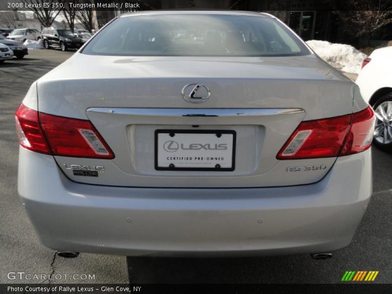 Tungsten Metallic / Black 2008 Lexus ES 350