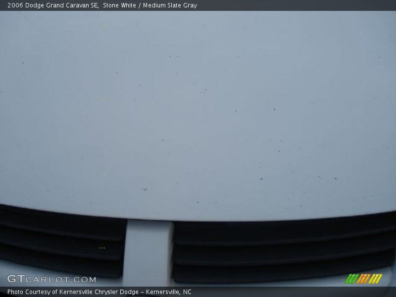 Stone White / Medium Slate Gray 2006 Dodge Grand Caravan SE