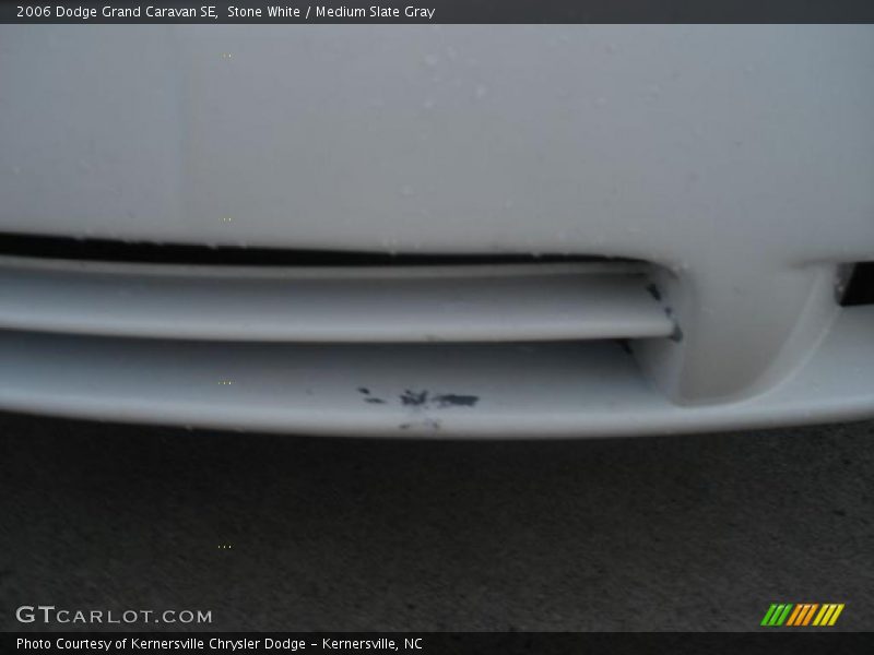 Stone White / Medium Slate Gray 2006 Dodge Grand Caravan SE