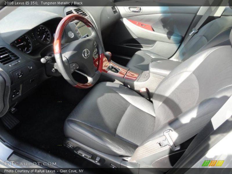 Tungsten Metallic / Black 2008 Lexus ES 350