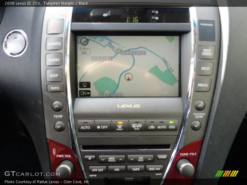 Tungsten Metallic / Black 2008 Lexus ES 350