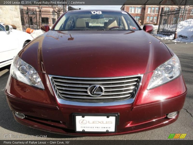 Royal Ruby Red Metallic / Cashmere 2008 Lexus ES 350