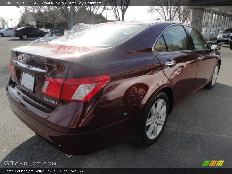 Royal Ruby Red Metallic / Cashmere 2008 Lexus ES 350