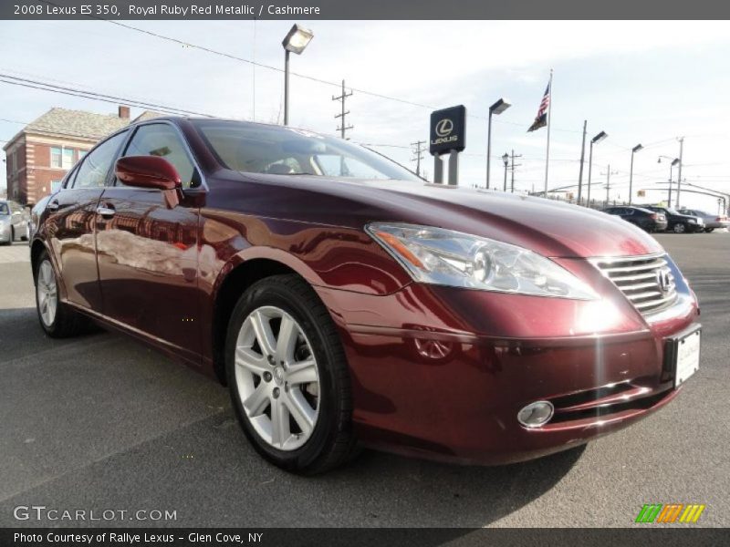 Royal Ruby Red Metallic / Cashmere 2008 Lexus ES 350
