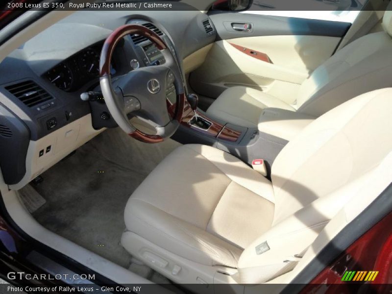 Royal Ruby Red Metallic / Cashmere 2008 Lexus ES 350