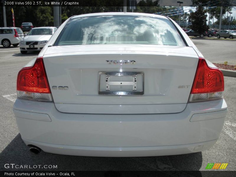 Ice White / Graphite 2008 Volvo S60 2.5T