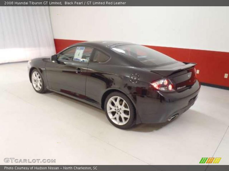 Black Pearl / GT Limited Red Leather 2008 Hyundai Tiburon GT Limited