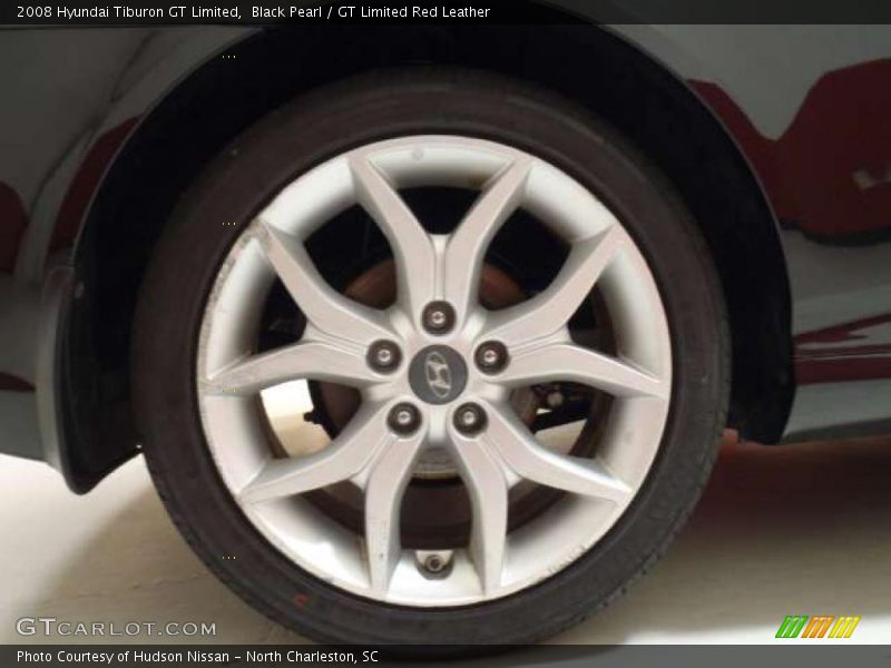 Black Pearl / GT Limited Red Leather 2008 Hyundai Tiburon GT Limited