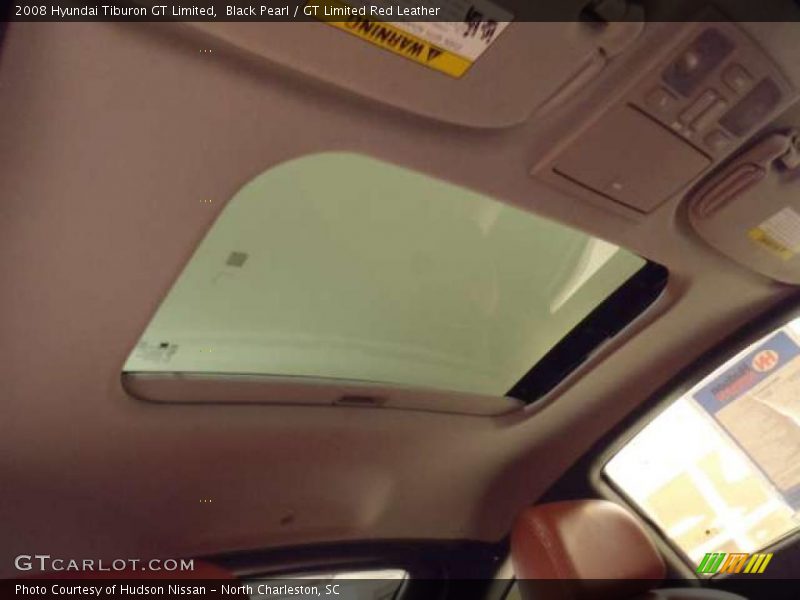 Black Pearl / GT Limited Red Leather 2008 Hyundai Tiburon GT Limited