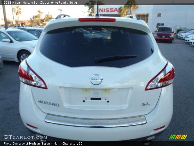 Glacier White Pearl / Beige 2011 Nissan Murano SL