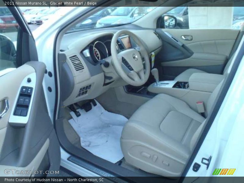 Glacier White Pearl / Beige 2011 Nissan Murano SL
