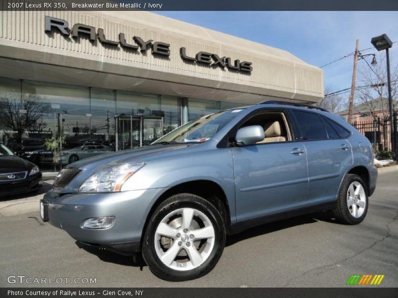 Breakwater Blue Metallic / Ivory 2007 Lexus RX 350