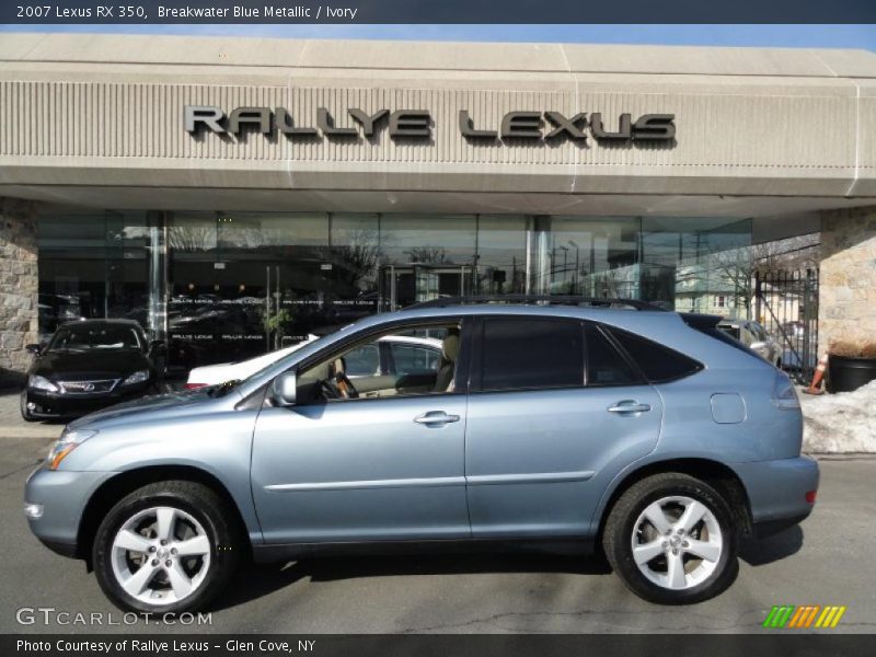 Breakwater Blue Metallic / Ivory 2007 Lexus RX 350
