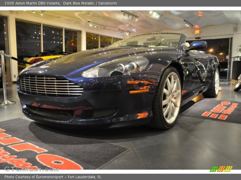Dark Blue Metallic / Sandstorm 2006 Aston Martin DB9 Volante