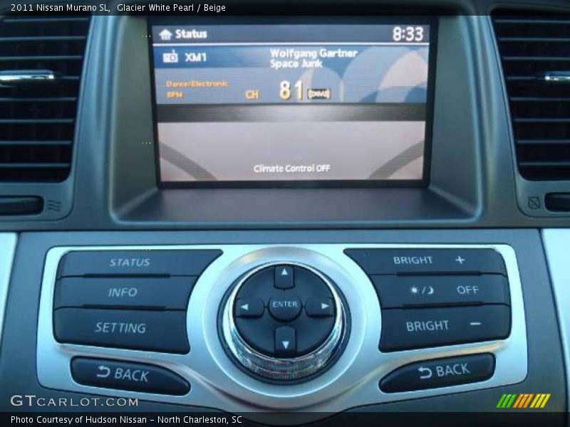 Glacier White Pearl / Beige 2011 Nissan Murano SL