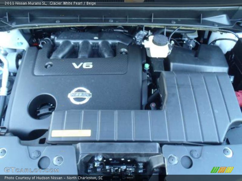 Glacier White Pearl / Beige 2011 Nissan Murano SL