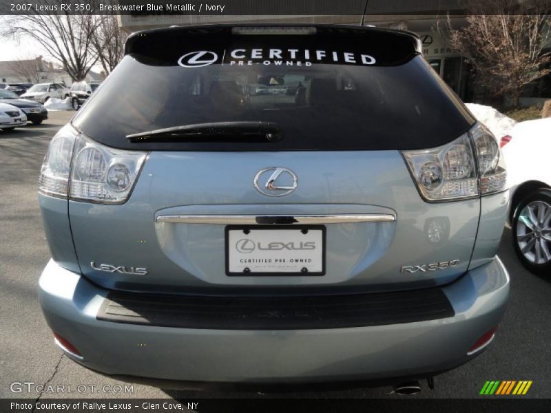 Breakwater Blue Metallic / Ivory 2007 Lexus RX 350