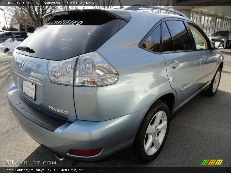 Breakwater Blue Metallic / Ivory 2007 Lexus RX 350
