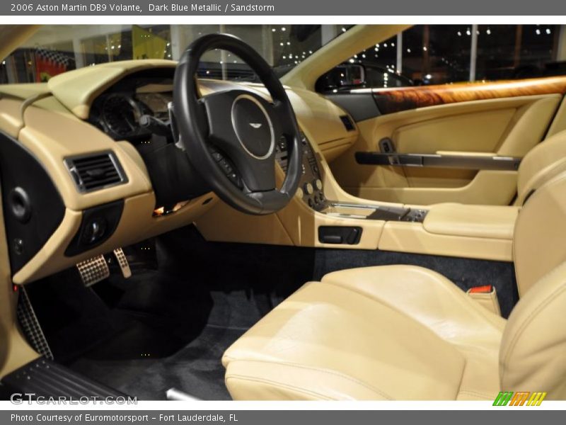 Dark Blue Metallic / Sandstorm 2006 Aston Martin DB9 Volante