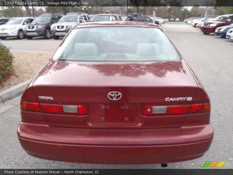 Vintage Red Pearl / Oak 1999 Toyota Camry CE