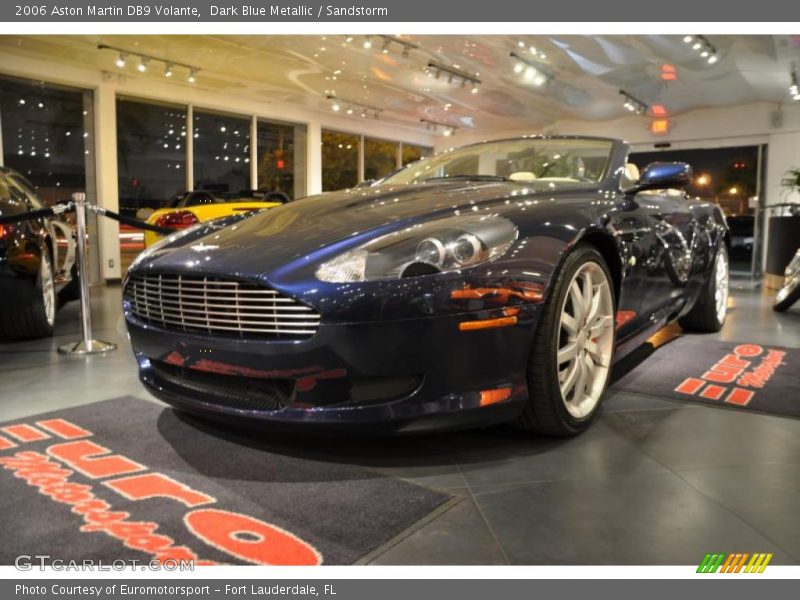 Dark Blue Metallic / Sandstorm 2006 Aston Martin DB9 Volante
